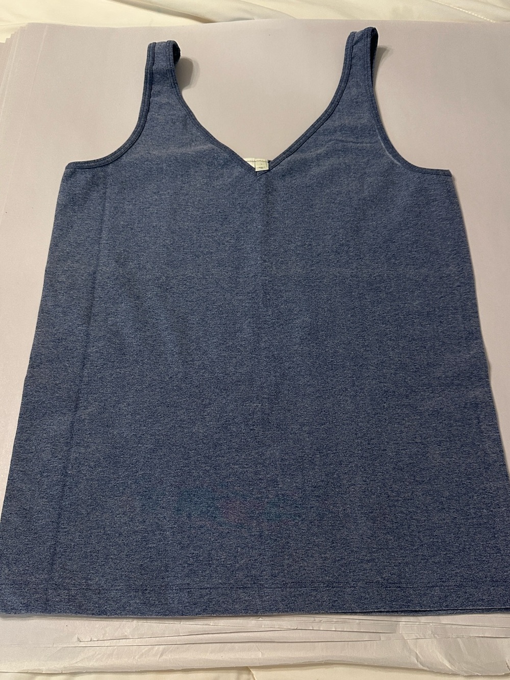 Eloise Anthropologie Blue Seamless Tank - NWOT - Size L
